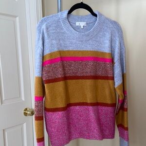 Lou & Grey Colorful Striped Women's Sweater